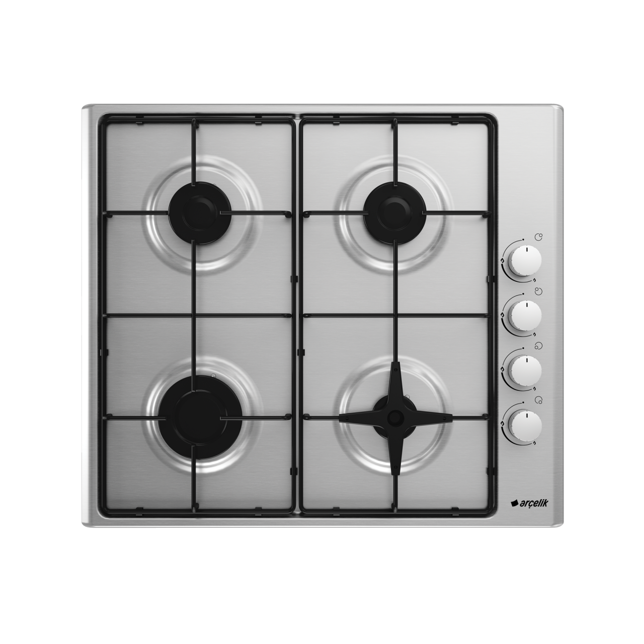 Arçelik Sto 812 E 4 Gözü Gazlı / Inox/ Gaz Emn.