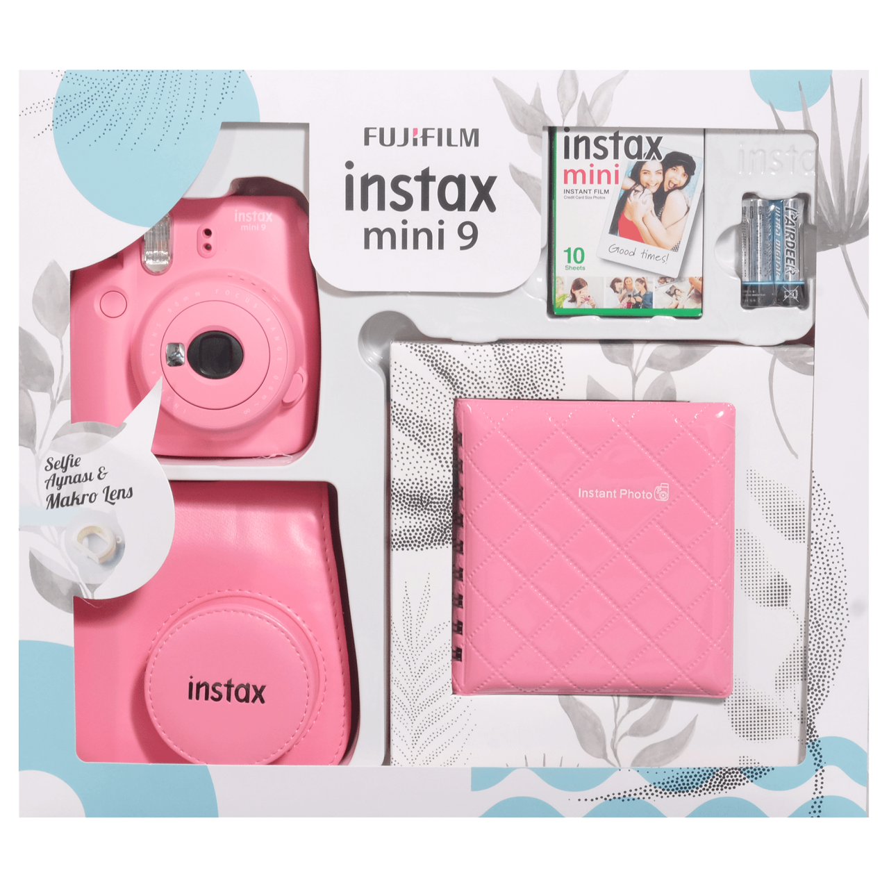Mini9Box Albm/kılıf/kgt Pembe Fotoğraf Makinesi