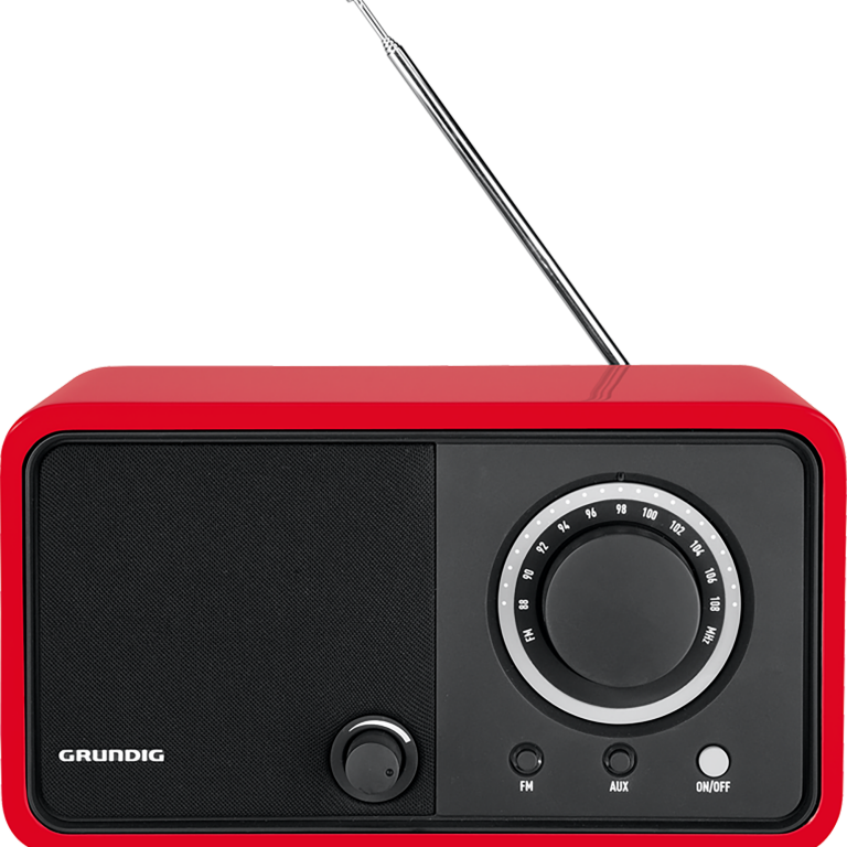 Grundig TR 1200 Oak Radyo Kırmızı