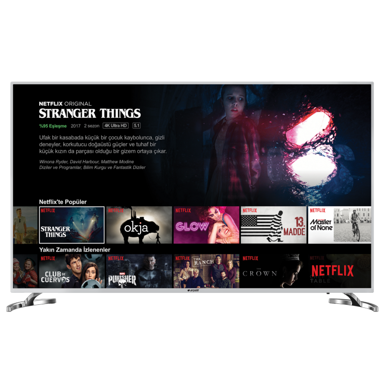 Arçelik Diamond UHD Netflix Tv A50L 8870 5S