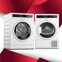 Arçelik 9 Kg Dijital Panel Çamaşır Kurutma Seti