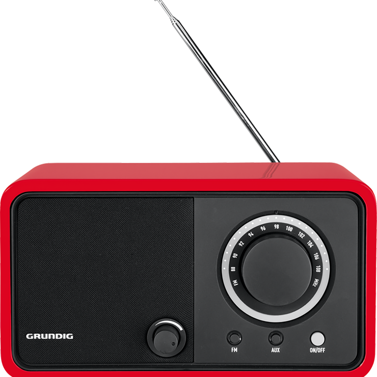 Grundig TR 1200 Oak Radyo Kırmızı