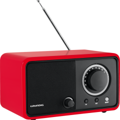 Grundig TR 1200 Oak Radyo Kırmızı