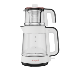 Arçelik Beyaz Cam Çaycı ve Türk Kahve Makinesi Seti