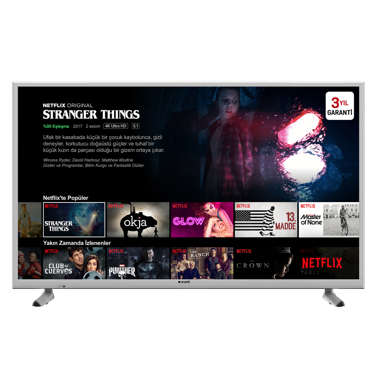 Arçelik A49L 8860 5S 4K Diamond Netflix Tv